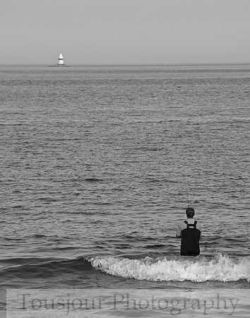 Mystic Fisherman BW