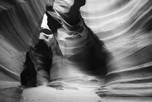 Antelope Canyon 1, BW