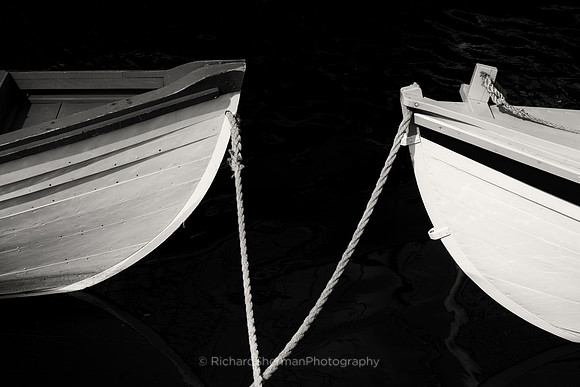 Crossed Lines and Bows BW