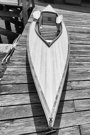 Wooden Kayak BW