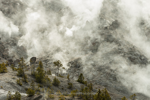 Smoking Earth Yellowstone