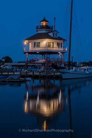 Drum Point Evening, Vertical