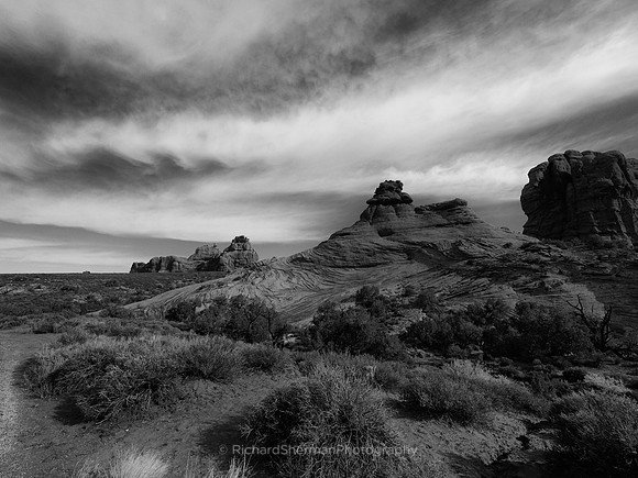 Drama in the Sky BW