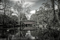 Covered Bridge BW