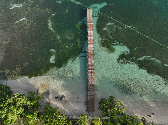 Green Pier from Above