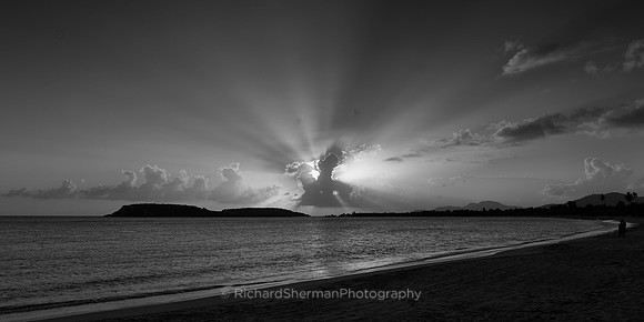 Sunset on Vieques Panorama