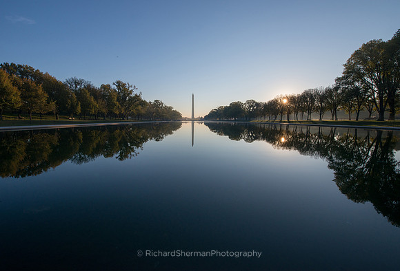 Autumn Morning Reflecting Pool
