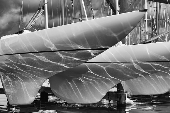 Keel Reflections BW