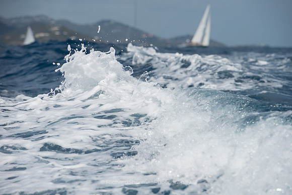 Sea Sail Abstract, Horiztonal