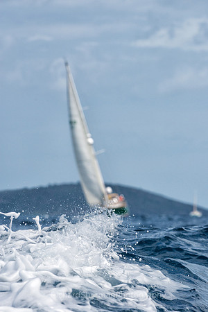 Sea Sail Abstract, Vertical