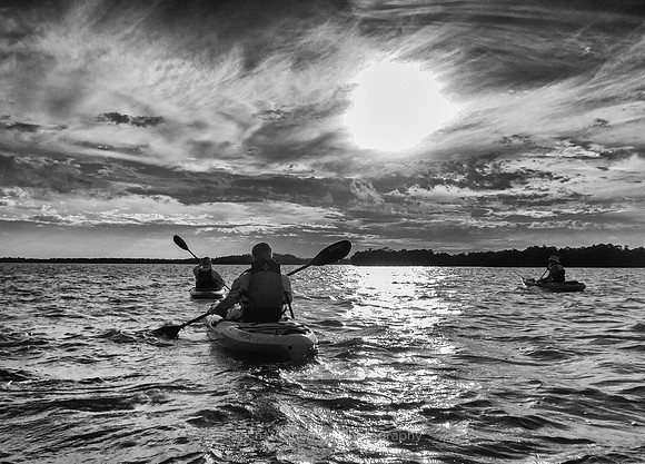 Kayaking Into the Sunset 2