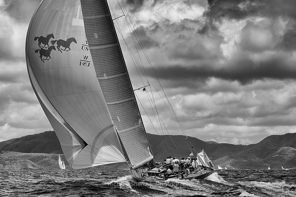 Running Before The Wind BW