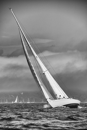 Slicing the Clouds BW