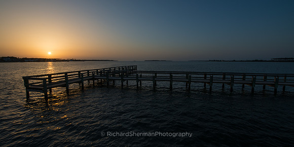 Carolina Pier Sunset, Pano