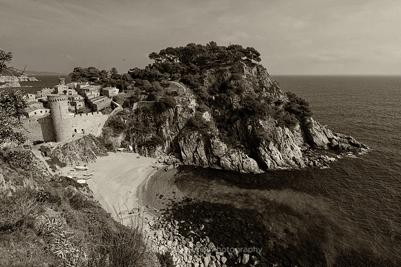 Spanish Coast BW