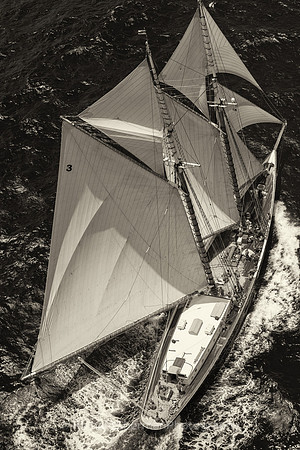 Columbia From Above, BW