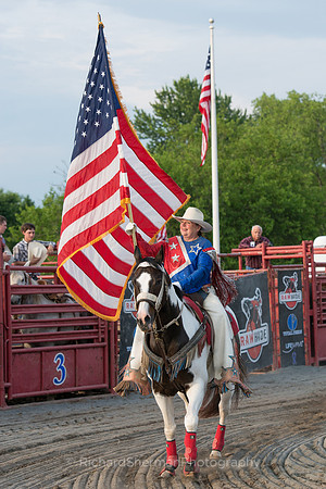 Old Glory at the Rodeo