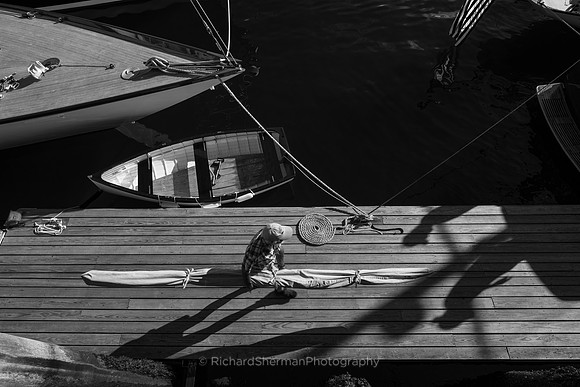 Preparing to Sail, BW