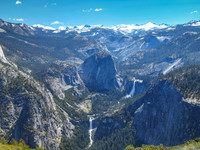 Vernal and Nevada Falls