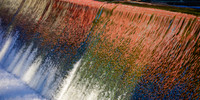 Red Waterfall, Pano