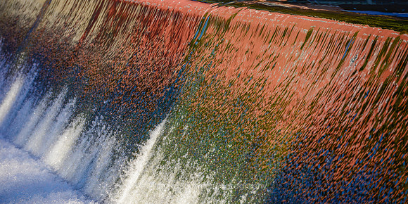 Red Waterfall, Pano