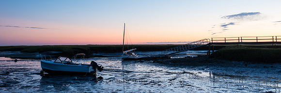 Low Light and Low Tide Panorama
