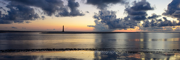 Morris Island Lighthouse, 3:1 Panorama