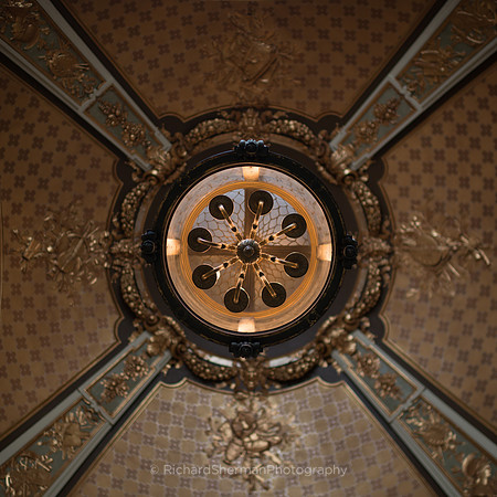 New York Public Library Ceiling 1, Square