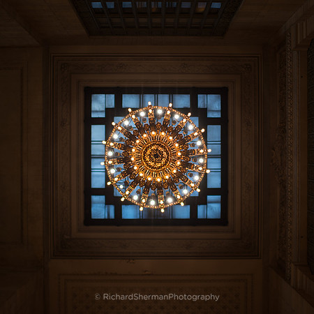 New York Public Library Ceiling 2, Square
