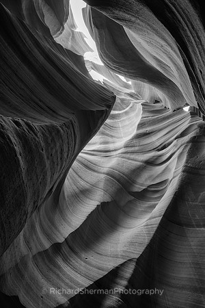 Antelope Canyon 2, BW
