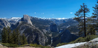 Behind Half Dome, Pano