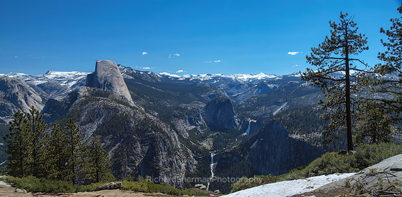 Behind Half Dome, Pano